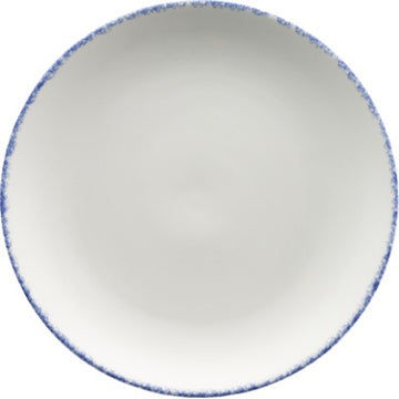 International Tableware PR-16 Provincial Porcelain Plate, 10" Diameter, 24/Case - Blue White