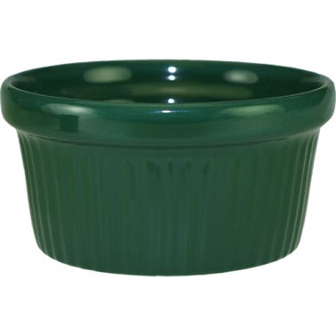 International Tableware RAMF-4 Cancun Stoneware Ramekin, 4 oz., 36/Case - Green