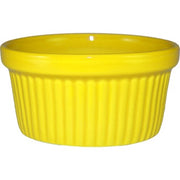 International Tableware RAMF-4 Cancun Stoneware Ramekin, 4 oz., 36/Case - Yellow