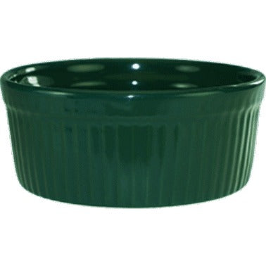 International Tableware RAMF-8 Cancun Stoneware Ramekin, 6 oz., 36/Case - Green