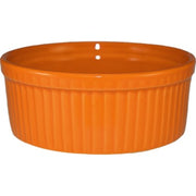 International Tableware RAMF-8 Cancun Stoneware Ramekin, 6 oz., 36/Case - Orange