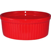 International Tableware RAMF-8 Cancun Stoneware Ramekin, 6 oz., 36/Case - Crimson Red