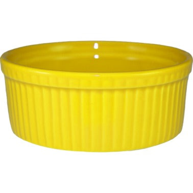 International Tableware RAMF-8 Cancun Stoneware Ramekin, 6 oz., 36/Case - Yellow