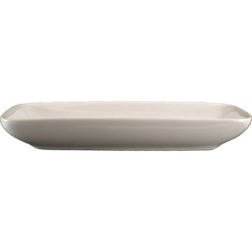 International Tableware RET-9-AW Roma Stoneware Dish, 4 1/4" x 9 1/4", Ivory, 36/Case - Default Title