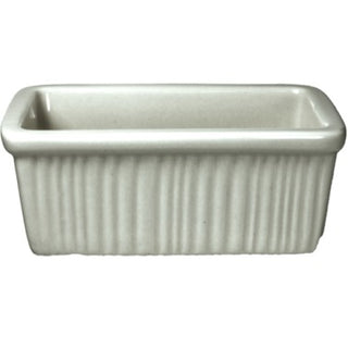 International Tableware RO-226-AW Roma Stoneware Sugar Packet Holder, 3 1/4" x 5", Ivory, 24/Case - Default Title