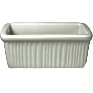 International Tableware RO-226-AW Roma Stoneware Sugar Packet Holder, 3 1/4" x 5", Ivory, 24/Case - Default Title