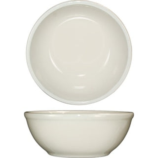 International Tableware Roma Stoneware Nappie Bowl, Ivory, 36/Case - 10 oz.