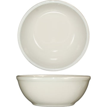 International Tableware Roma Stoneware Nappie Bowl, Ivory, 36/Case - 10 oz.