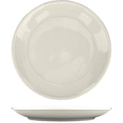 International Tableware RO-888 Roma Stoneware Plate, 9" Diameter, Ivory, 24/Case - Default Title
