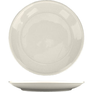 International Tableware RO-888 Roma Stoneware Plate, 9" Diameter, Ivory, 24/Case - Default Title