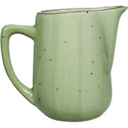 International Tableware RT-100 Rotana Stoneware Creamer, 6 oz., 12/Case - Green