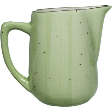 International Tableware RT-100 Rotana Stoneware Creamer, 6 oz., 12/Case - Green