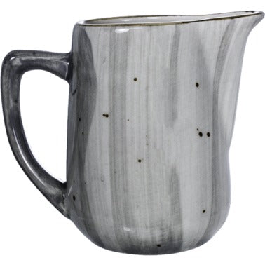 International Tableware RT-100 Rotana Stoneware Creamer, 6 oz., 12/Case - Gray