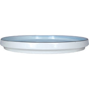 International Tableware RT-10WL Rotana Stoneware Plate, 9 7/8" Diameter, 12/Case - Blue White