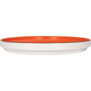 International Tableware RT-10WL Rotana Stoneware Plate, 9 7/8" Diameter, 12/Case - Red White