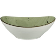 International Tableware RT-11 Rotana Stoneware Bowl, 11 oz., 36/Case - Black Green White
