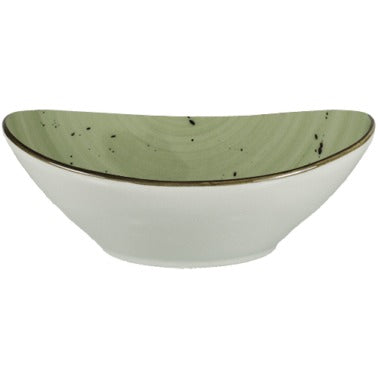 International Tableware RT-11 Rotana Stoneware Bowl, 11 oz., 36/Case - Black Green White