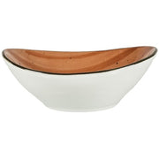 International Tableware RT-11 Rotana Stoneware Bowl, 11 oz., 36/Case - Black Red White