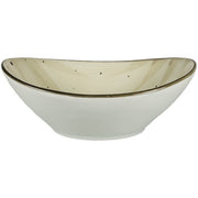 International Tableware RT-11 Rotana Stoneware Bowl, 11 oz., 36/Case - Beige Black White