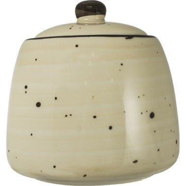 International Tableware RT-61 Rotana Stoneware Sugar Dish, 8 oz., 12/Case - Beige