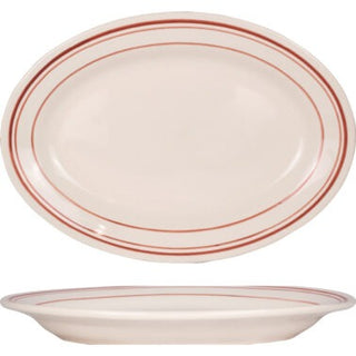 International Tableware Rosewood Stoneware Platter, 12/Case - 11 1/2"