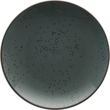 International Tableware Splash Stoneware Plate, Blue - 7"