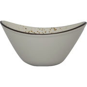 International Tableware SH-910 Splash Stoneware Fruit Bowl, 7 oz., 24/Case - Brown Ivory