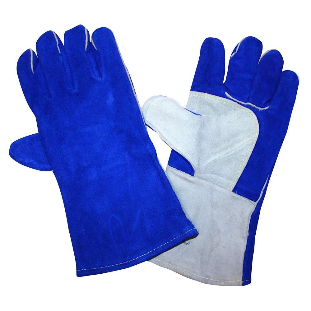 Cordova Safety Products 7615 Cowhide Glove, L, Blue - Default Title