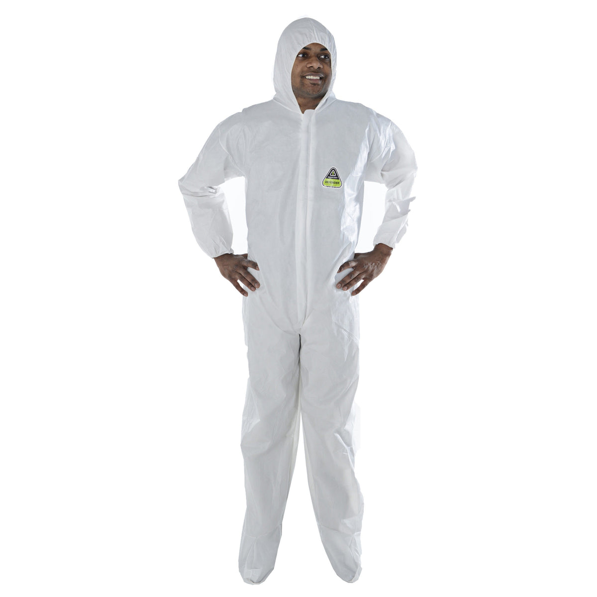 Cordova Safety Products Coverall, White, 25/Case - L