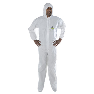 Cordova Safety Products CPHBM Coverall, M, White, 25/Case - Default Title