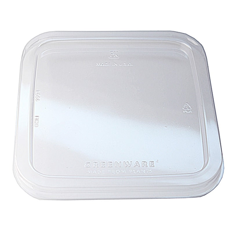Fabri-Kal 9509521 PLA Plastic Lid, 24 - 32 oz., Clear, 300/Case - photo 2