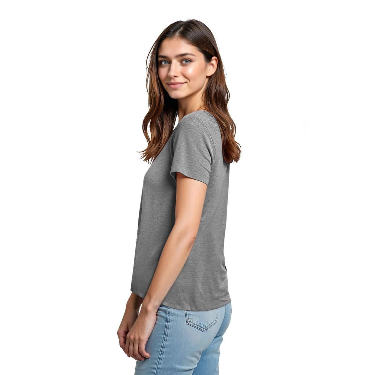AllMade AL2015 Tri-Blend T-Shirt, Gray - photo 5