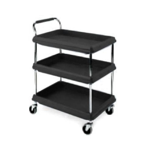 Metro Bc Series Deep Ledge Utility Cart 3 Shelf Open Base BC2636-3DBL