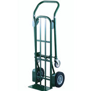 Harper Trucks Convertible Hand Truck, 41" Long, Green - 2 1/2" Solid Rubber
