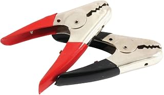 Forney 54722 Commercial Battery Charger Clamps, 500A, Red & Black