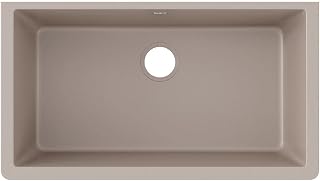 Elkay Quartz Classic ELGRU13322GR0 Greige Single Bowl Undermount Sink