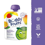 Buddy Fruits Multifruit / 3.2 Ounce (Pack of 18) / 18 Applesauce