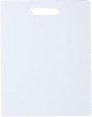 Farberware Reversible Plastic Cutting Board, 8x10 Inch, White, Dishwasher Safe, Non-Porous and Durable for Chopping, Slicing, Prep, Easy to Store