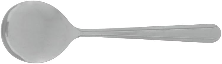 HUBERT Bouillon Spoon Dominion Pattern 18/0 Stainless Steel - 5 7/8"L, 36 Each