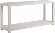 Starlight Canyon Home Weathered White Oak Console Table with Open Shelf, Entryway Table Sofa Table Hallway Entry Table for Living Room, White Sand
