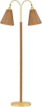 Hudson Valley Lighting L2168-AGB Ruthin - 2 Light Floor Lamp - 60 Inches Tall and 30.75 Inches Wide - Aged Brass