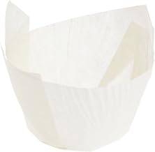 Tulip Cupcake Liners Baking Cup White 3 1/2 oz - 2" Dia x 2 3/4" H 2000 Per Case