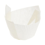 Tulip Cupcake Liners Baking Cup White 3 1/2 oz - 2" Dia x 2 3/4" H 2000 Per Case by NOVACART – 3 1/2 oz, 2" Dia x 2 3/4" H, 103.0 milliliters, Paper, White, Model N1J60370