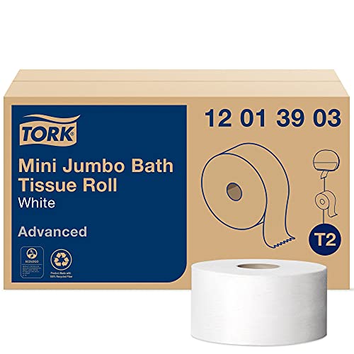 Tork 12 pack / 1200 Feet (Pack of 12) / White Paper & Plastic