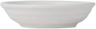 Tuxton China VWD-041 Fruit Dish, 3-1/2 oz., 4-1/4" Dia. x 1-1/8"H, Round, Embossed, Microwave and Dishwasher Safe, Oven Proof, Fully Vitrified, Lead-Free Porcelain, TuxTrendz, Zion, Pack of 12