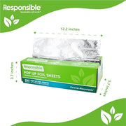 Responsible Products 500 / 12" x 10.75" / Silver Aluminum Foil
