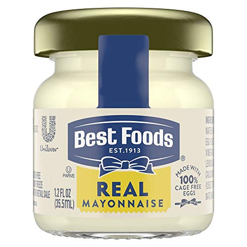 Best Foods 1.2 Fl Oz (Pack of 72) / Real / Mini Jars Mayonnaise