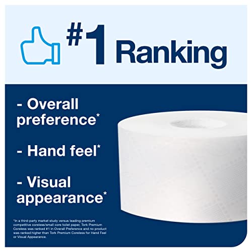 Tork 36 Rolls (750 Sheets each) / White / Coreless Paper & Plastic