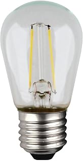 Satco S8021 S14 LED String Light Replacement Bulb; 2700K; Wet Location, E26 Medium Base (4 LED Light Bulbs)