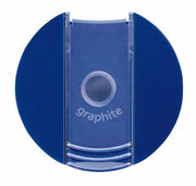 Metal Single Hole Sharpener with Tub (511001BK) by STAEDTLER – Metal, Silver/Blue, Model 511 001 BK